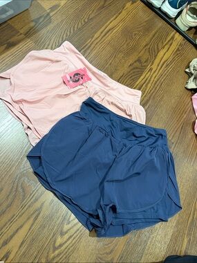 Women's Performance Shorts - Pink & Navy